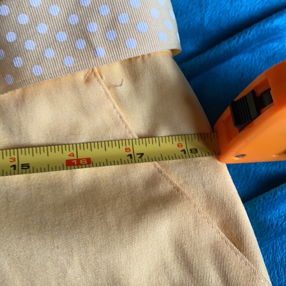 SOLD  NOT FOR SALE yellow Capris - Picture 4 of 8